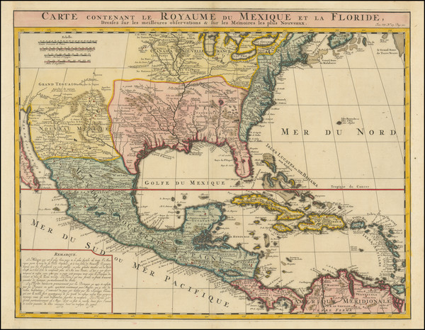 50-United States, South, Texas, Midwest and Southwest Map By Henri Chatelain