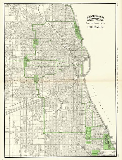 21-Midwest Map By Rand McNally & Company