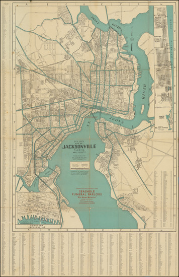 65-Florida Map By F. B. Dolph