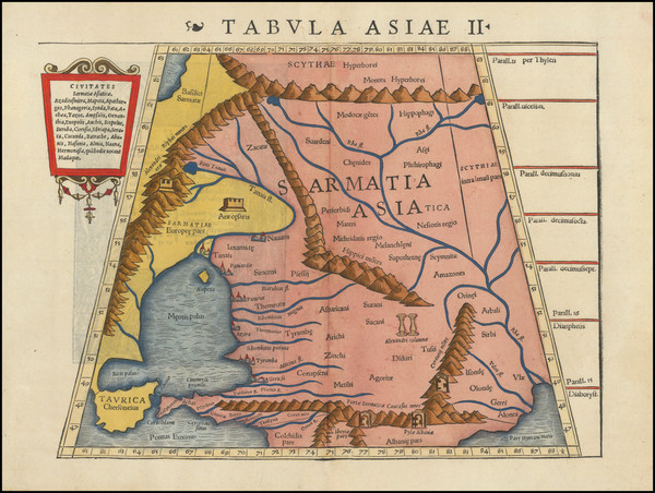 50-Ukraine, Central Asia & Caucasus and Russia in Asia Map By Sebastian Munster