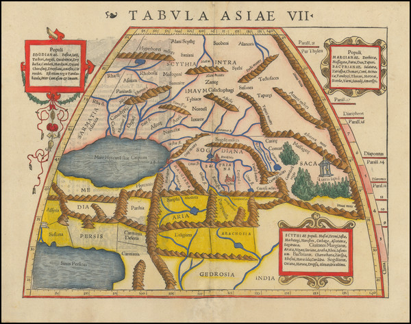 53-Central Asia & Caucasus Map By Sebastian Munster