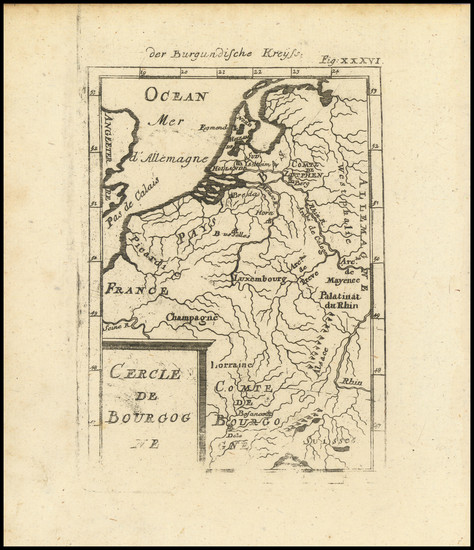 23-Netherlands, Belgium and Nord et Nord-Est Map By Alain Manesson Mallet