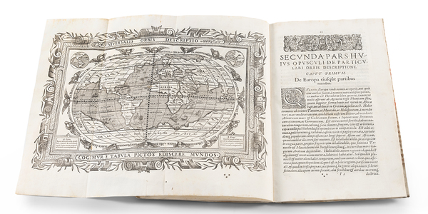 76-World and Rare Books Map By Joannes Myritius