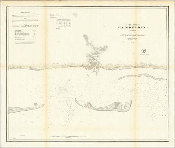 83-Florida Map By United States Coast Survey