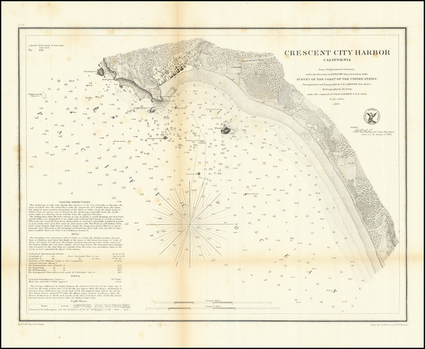 53-California Map By United States Coast Survey