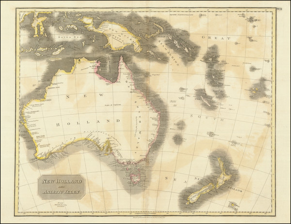 25-Australia Map By John Thomson