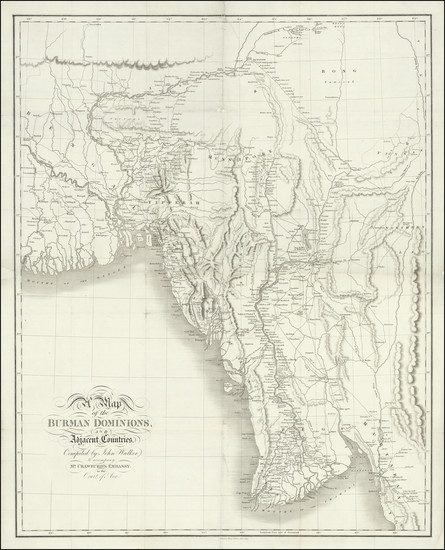 44-India and Thailand, Cambodia, Vietnam Map By John Walker