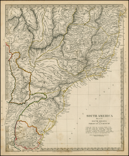 3-South America and Brazil Map By SDUK