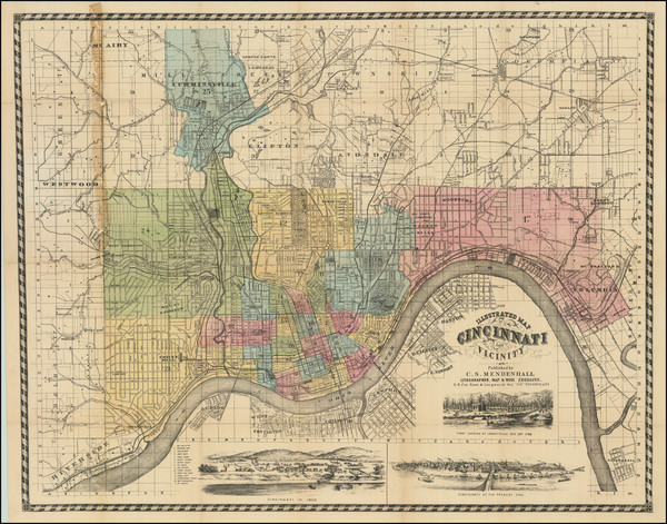 52-Ohio Map By C.S. Mendenhall