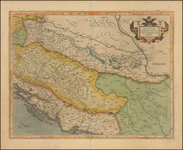 10-Balkans, Croatia & Slovenia, Bosnia & Herzegovina and Serbia & Montenegro Map By  G