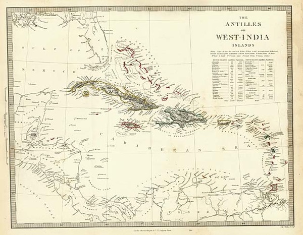 12-Caribbean Map By SDUK