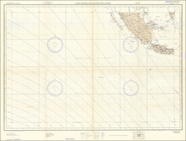 79-Indian Ocean, Indonesia and World War II Map By U.S. Army Map Service