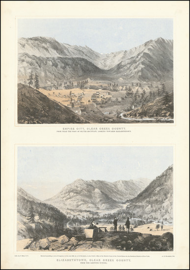 53-Colorado and Colorado Map By Julius Bien & Co.