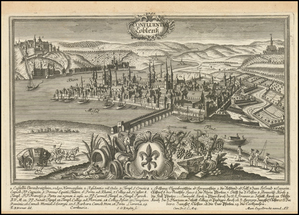 90-Mitteldeutschland Map By Friederich Bernhard Werner / Martin Engelbrecht