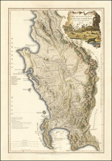 84-South Africa Map By William Faden