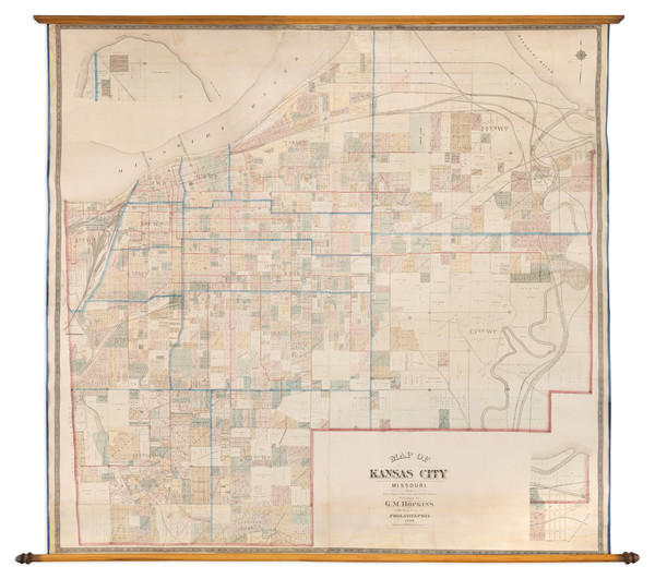 20-Missouri Map By G.M. Hopkins