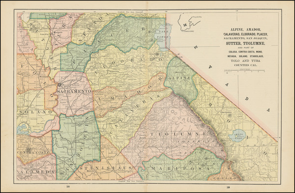 99-California Map By Pacific Coast Atlas