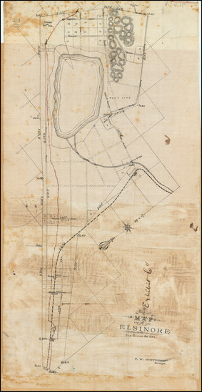 93-Los Angeles and San Diego Map By Pennington W. Minthorn