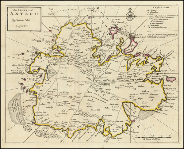 13-Other Islands Map By Herman Moll