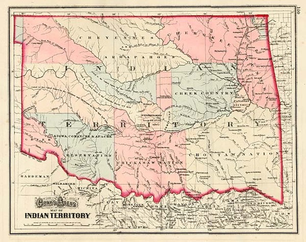 95-Plains and Southwest Map By O.W. Gray