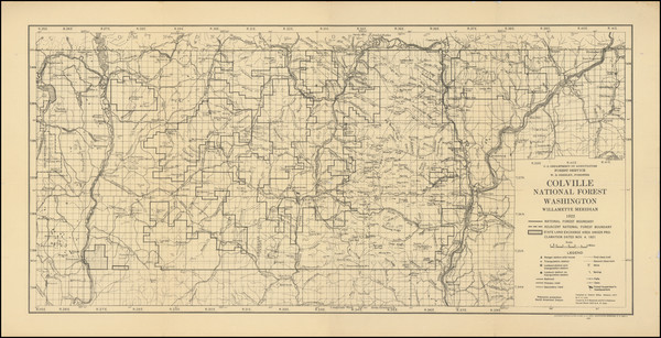 73-Washington Map By U.S. Department of Agriculture