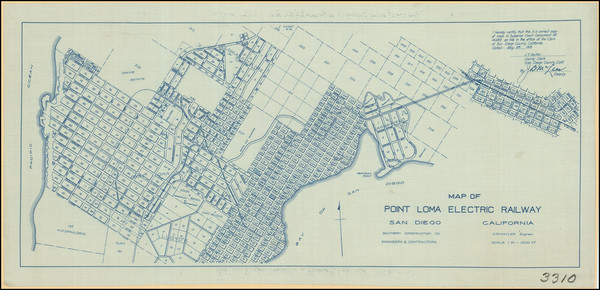 64-San Diego Map By G.R. Hayler