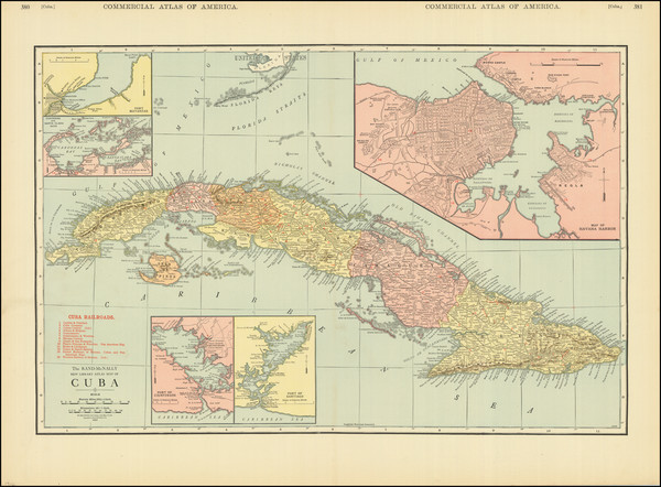 51-Cuba Map By Rand McNally & Company