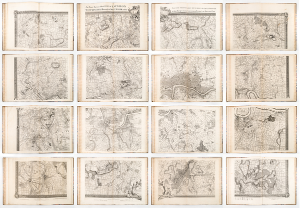 79-London and Atlases Map By John Rocque