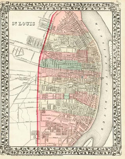 61-Midwest and Plains Map By Samuel Augustus Mitchell Jr.