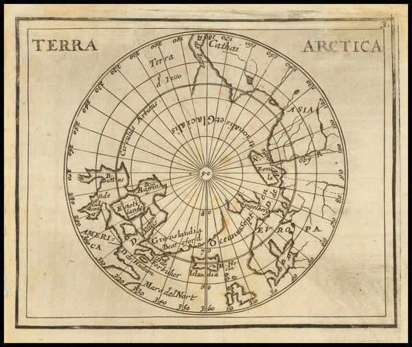 100-Polar Maps Map By Johann Christoph Beer