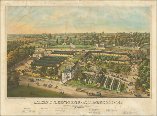 12-Maryland and Civil War Map By E. Sachse & Co.