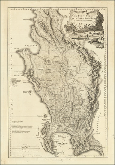 47-South Africa Map By William Faden