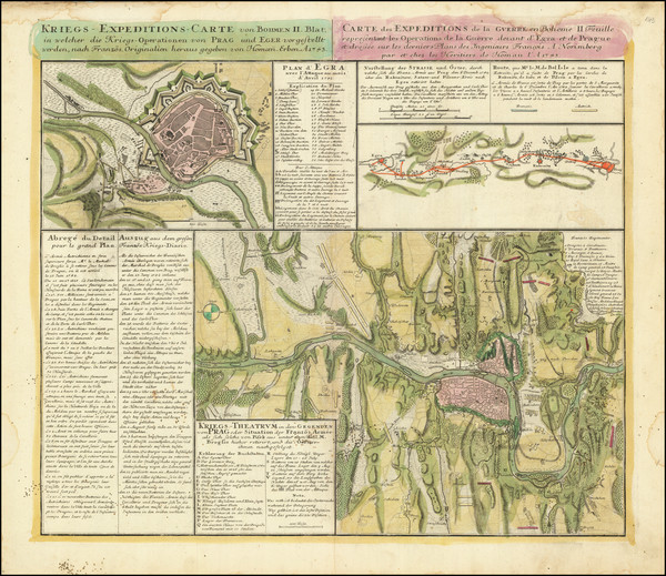 85-Czech Republic & Slovakia Map By Homann Heirs