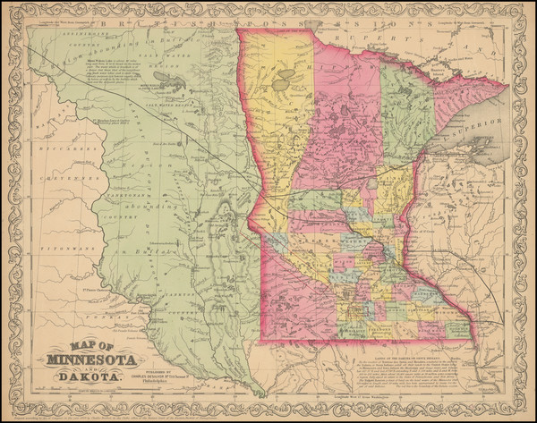 78-Minnesota, North Dakota and South Dakota Map By Charles Desilver