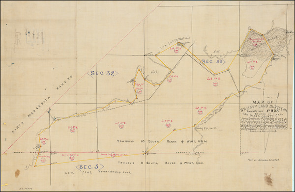 77-San Diego and Other California Cities Map By S. L. Ward