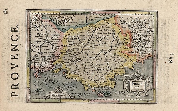 89-Europe and France Map By Henricus Hondius - Gerhard Mercator