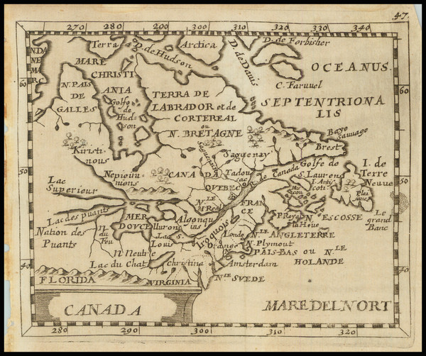 69-New England, Midwest, Canada and Eastern Canada Map By Johann Christoph Beer