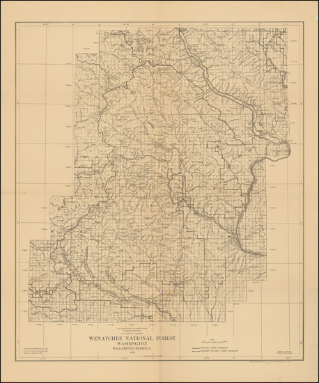 53-Washington Map By U.S. Department of Agriculture