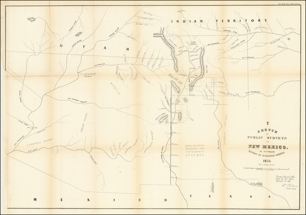 0-Arizona, Colorado, Utah, New Mexico, Colorado and Utah Map By U.S. State Surveys