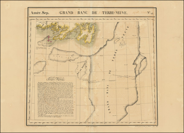 18-Eastern Canada Map By Philippe Marie Vandermaelen