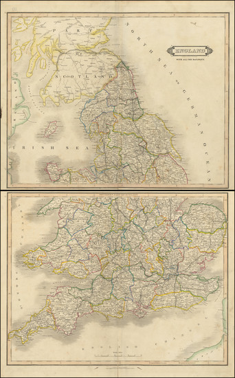 11-England Map By Daniel Lizars