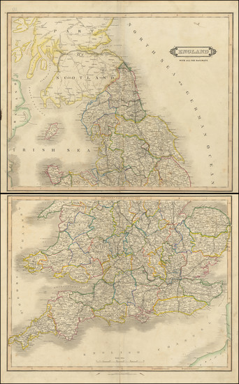 96-England Map By Daniel Lizars