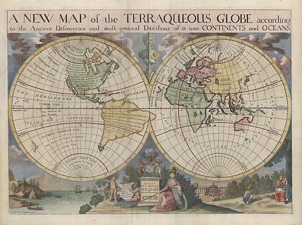 82-World and World Map By Edward Wells