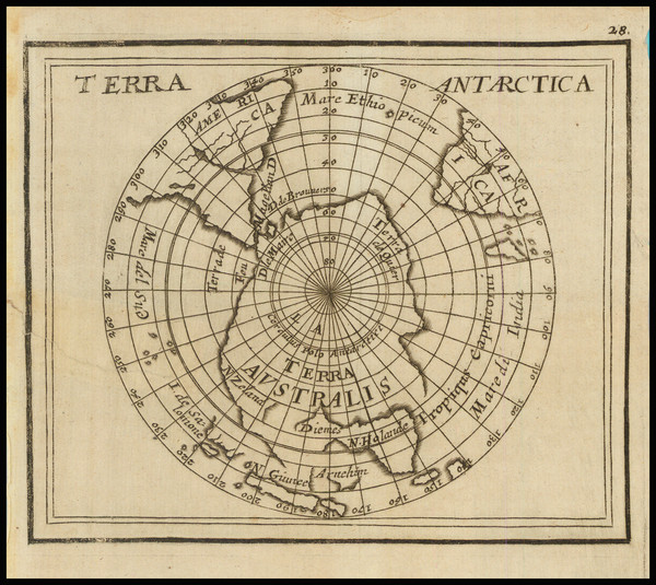 36-Polar Maps Map By Johann Christoph Beer