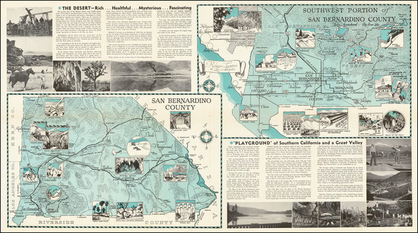 82-Los Angeles Map By San Bernardino Chamber of Commerce