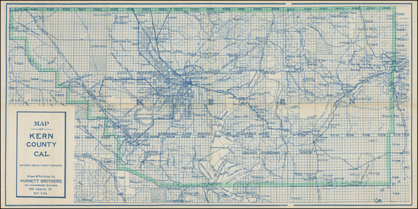 94-California Map By Punnett Brothers