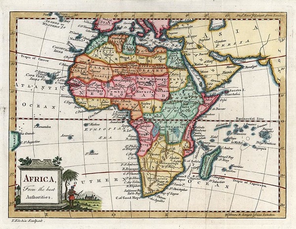 5-Africa and Africa Map By Thomas Kitchin