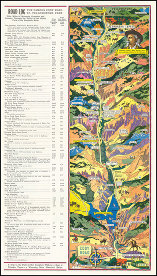 33-Wyoming and Pictorial Maps Map By Edward T. Grigware