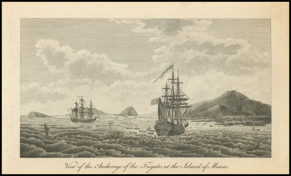 56-Hawaii and Hawaii Map By Jean Francois Galaup de La Perouse