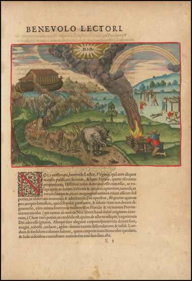 74-Curiosities Map By Theodor De Bry